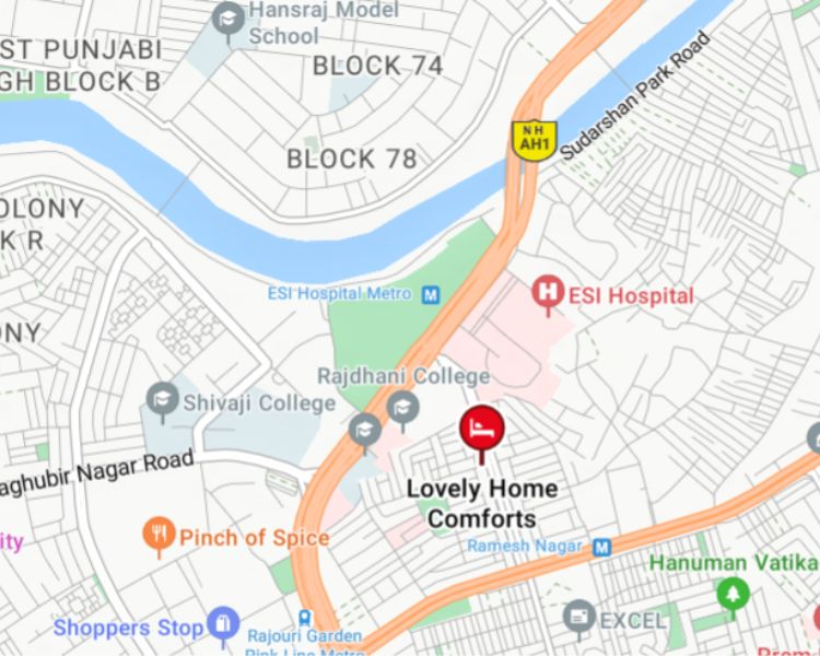 Lovely Home CGHS Sector 5 Dwarka Delhi Location Map 