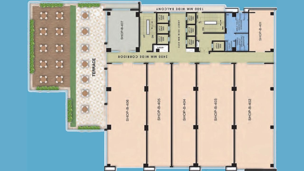 Summit Twin Tower Floor Plan