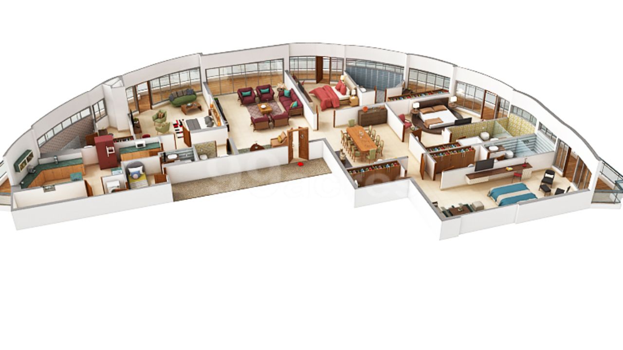 Gaurs Trecento Residencies Jaypee Greens Greater Noida Floor Plan 4 BHK