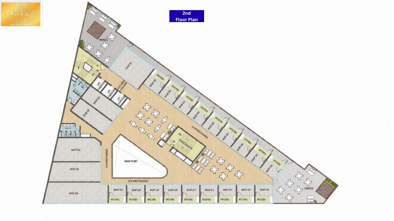 GYGY FIVEO Noida Second Floor Plan