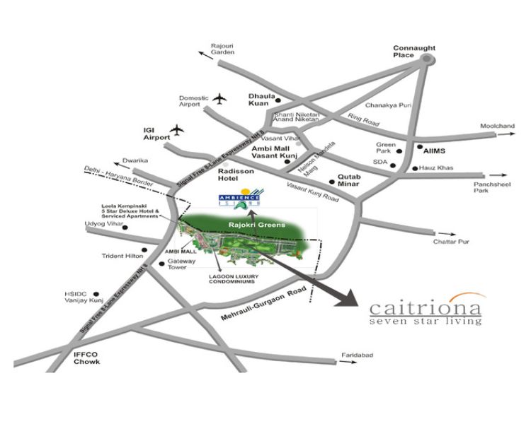 Ambience Caitriona Location Map