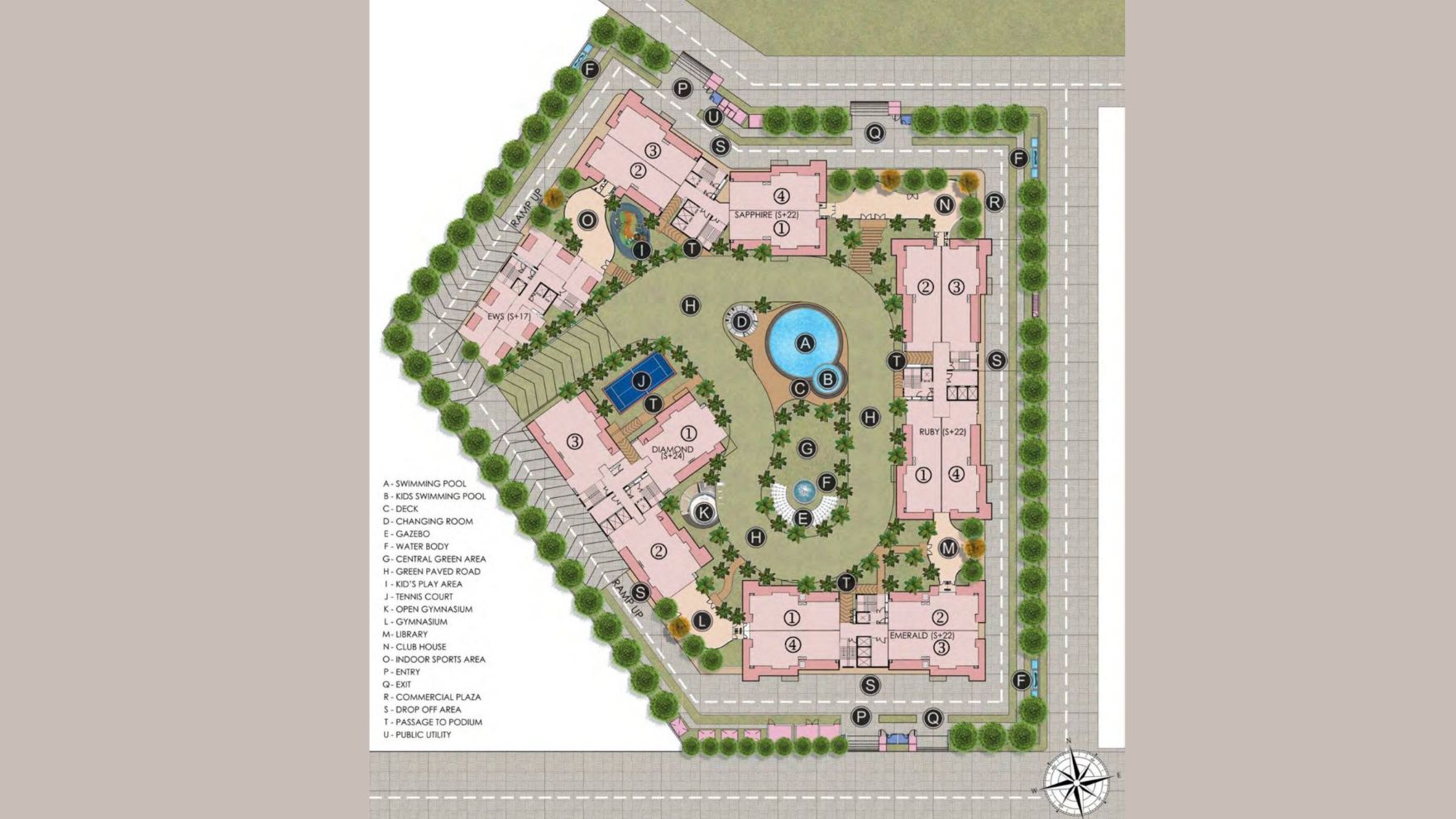Sawasdee Heights Lawrence Road Delhi Master Plan