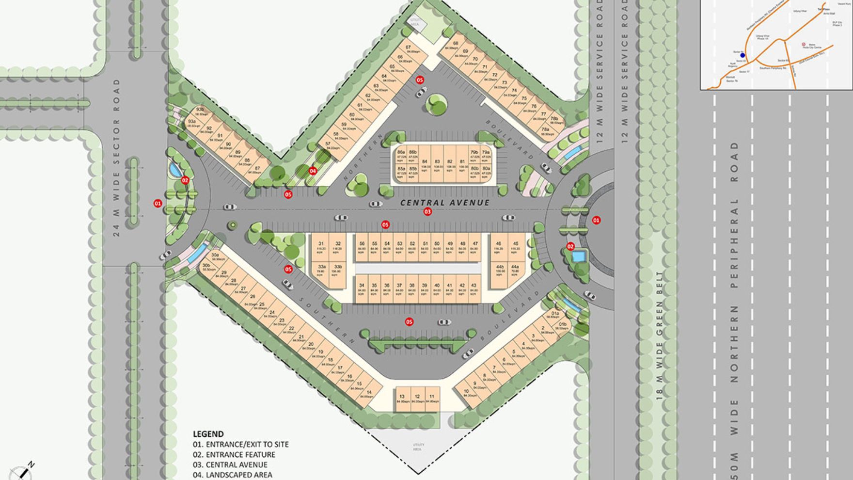 M3M SCO 84 Master Plan