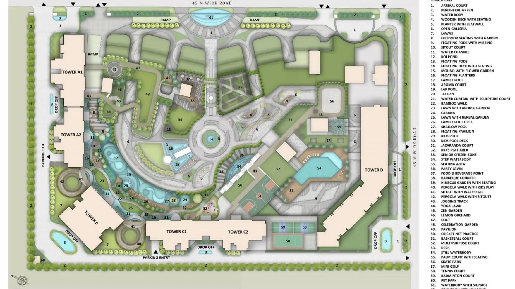 M3M The Cullinan Noida Master Plan