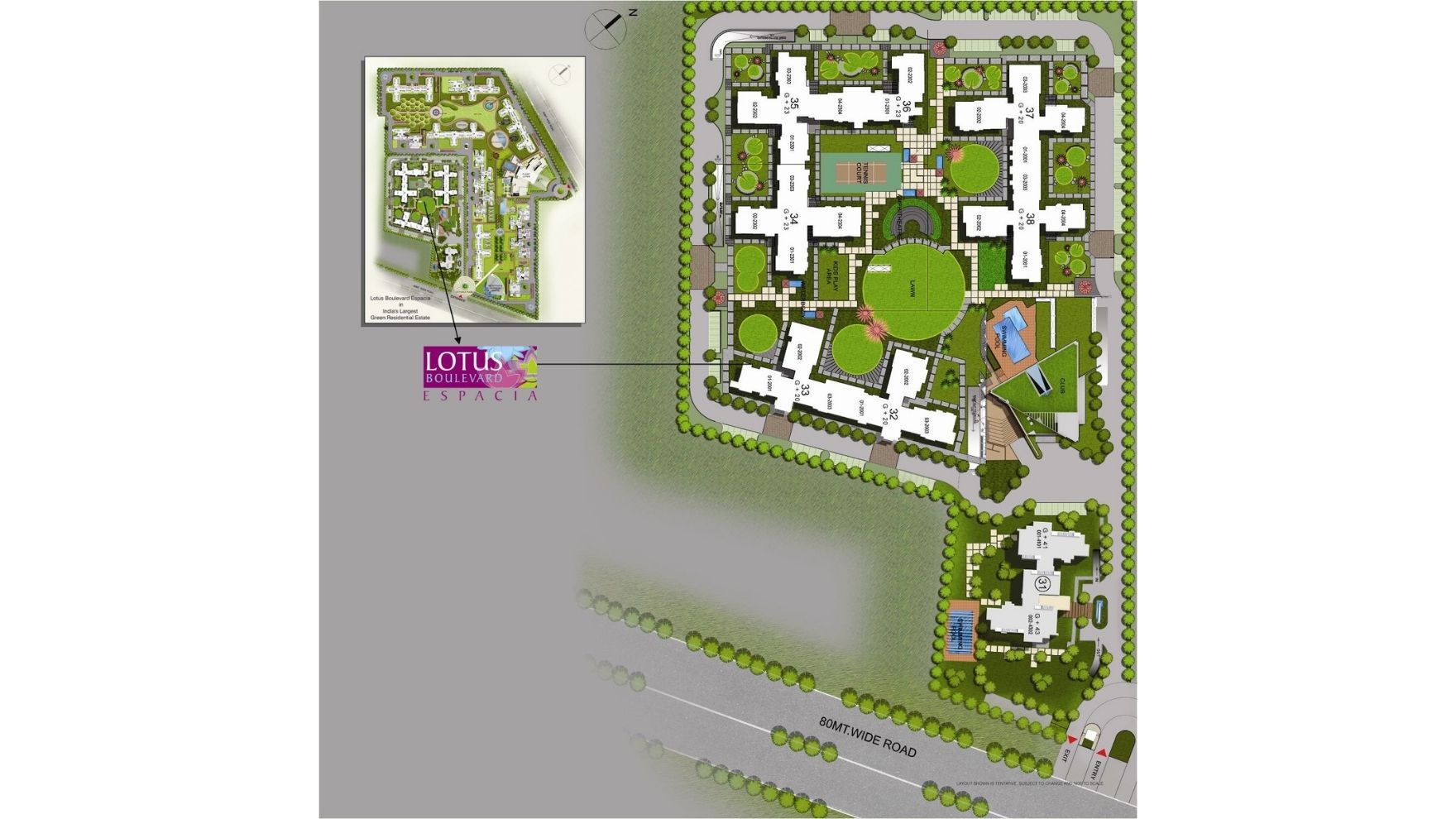 3C Lotus Boulevard Espacia Master Plan