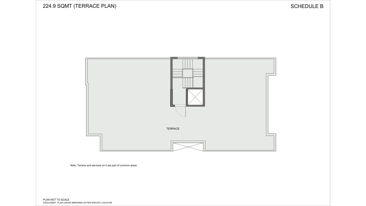 BPTP Pedestal TERRACE PLAN