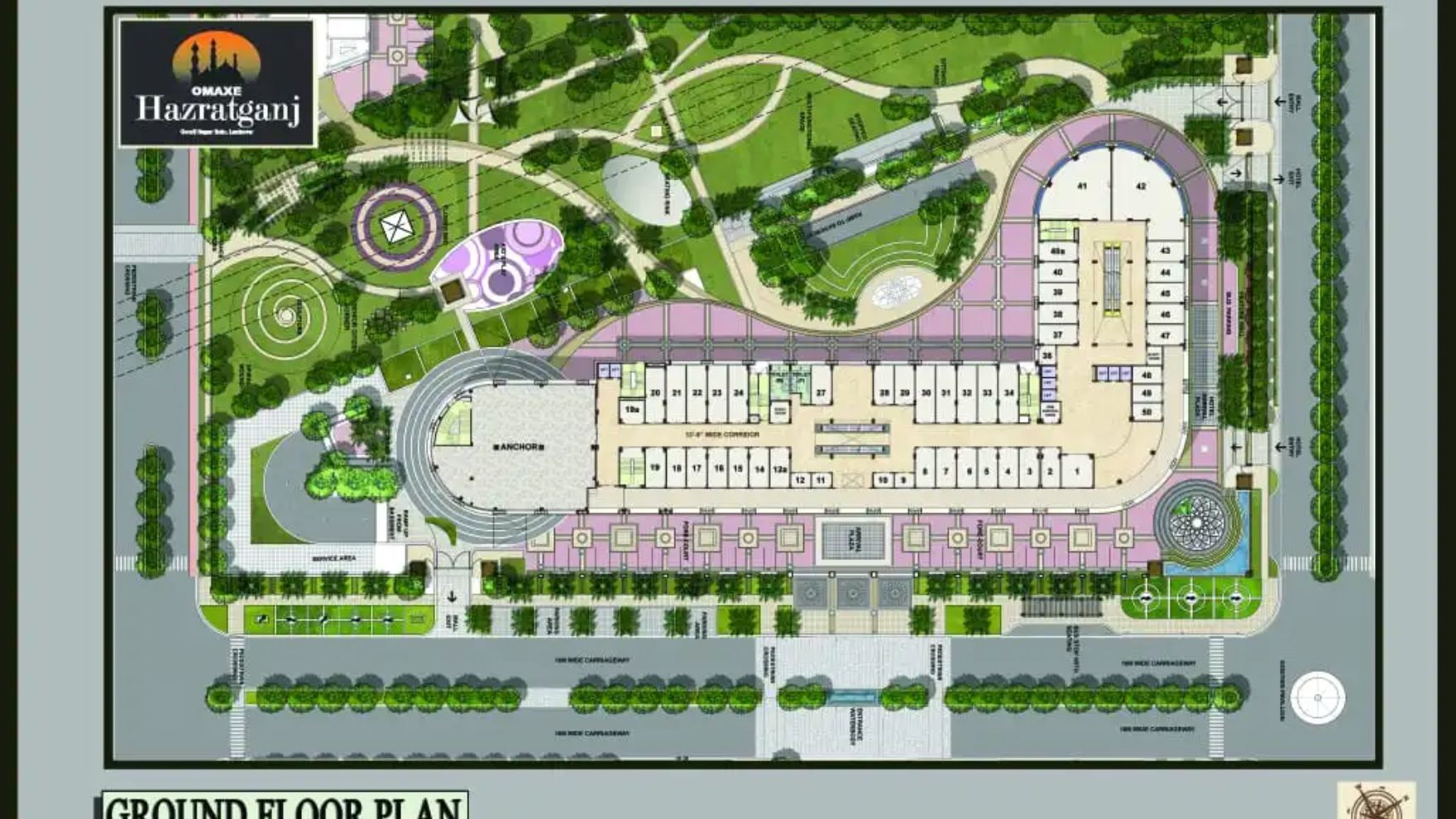 Omaxe Hazratganj Lucknow Master Plan