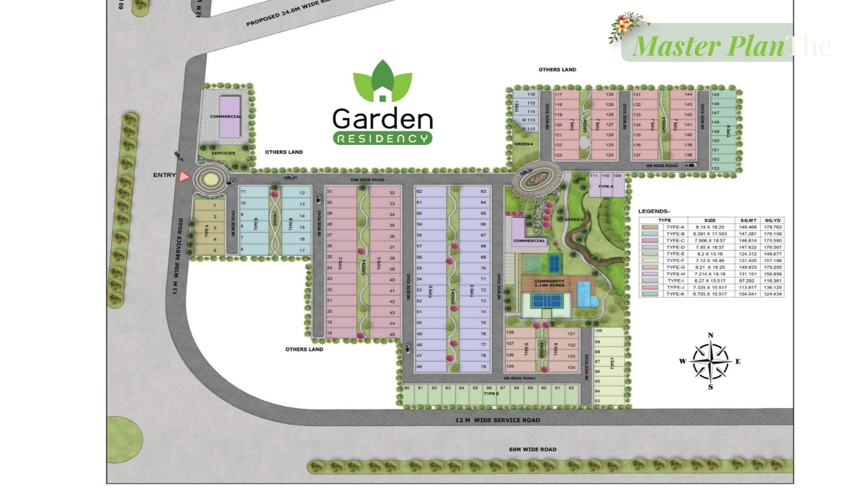 Meffier Garden Residency Master Plan