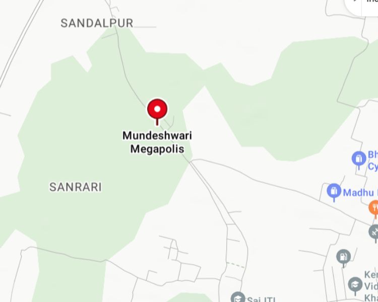 Mundeshwari Megapolis Danapur Patna Location Map