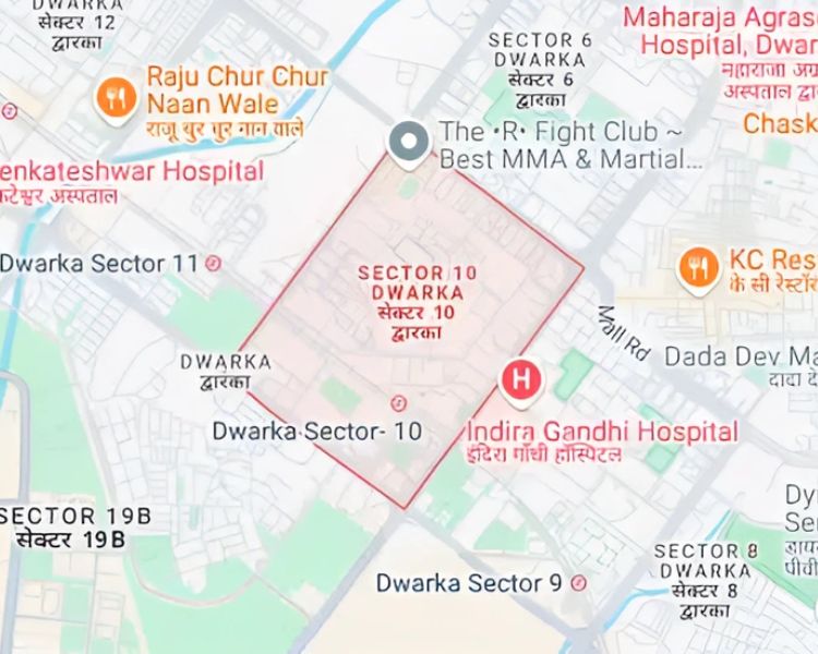 Madhur Jeevan Apartments Sector 10 Dwarka Delhi Location Map