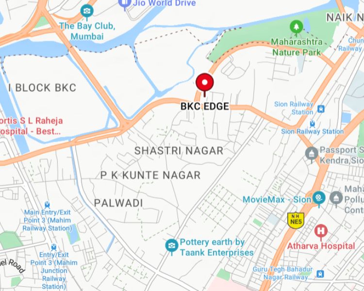 BKC Edge Bandra Kurla Complex Mumbai Location Map