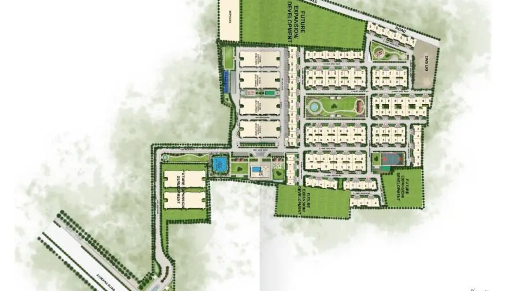 Shalimar Evara Faizabad Road Lucknow Master Plan 