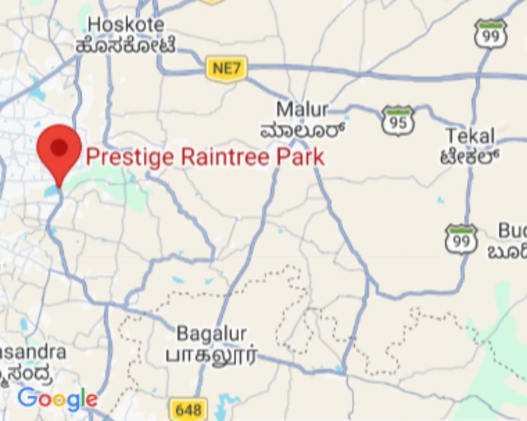 Prestige Raintree Park Whitefield Bangalore Location Map