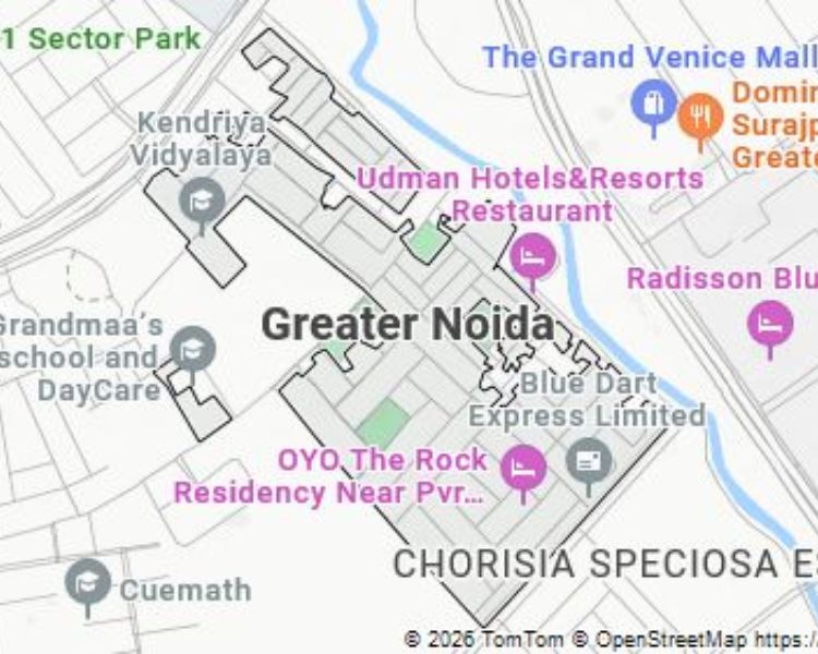 Eldeco La Vida Bella Sector 12 Greater Noida Location Map