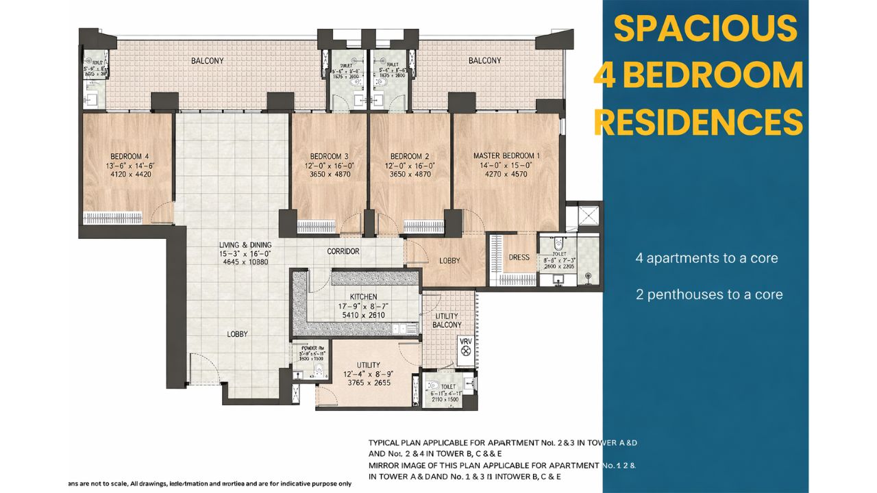 dlf privana west floor plans