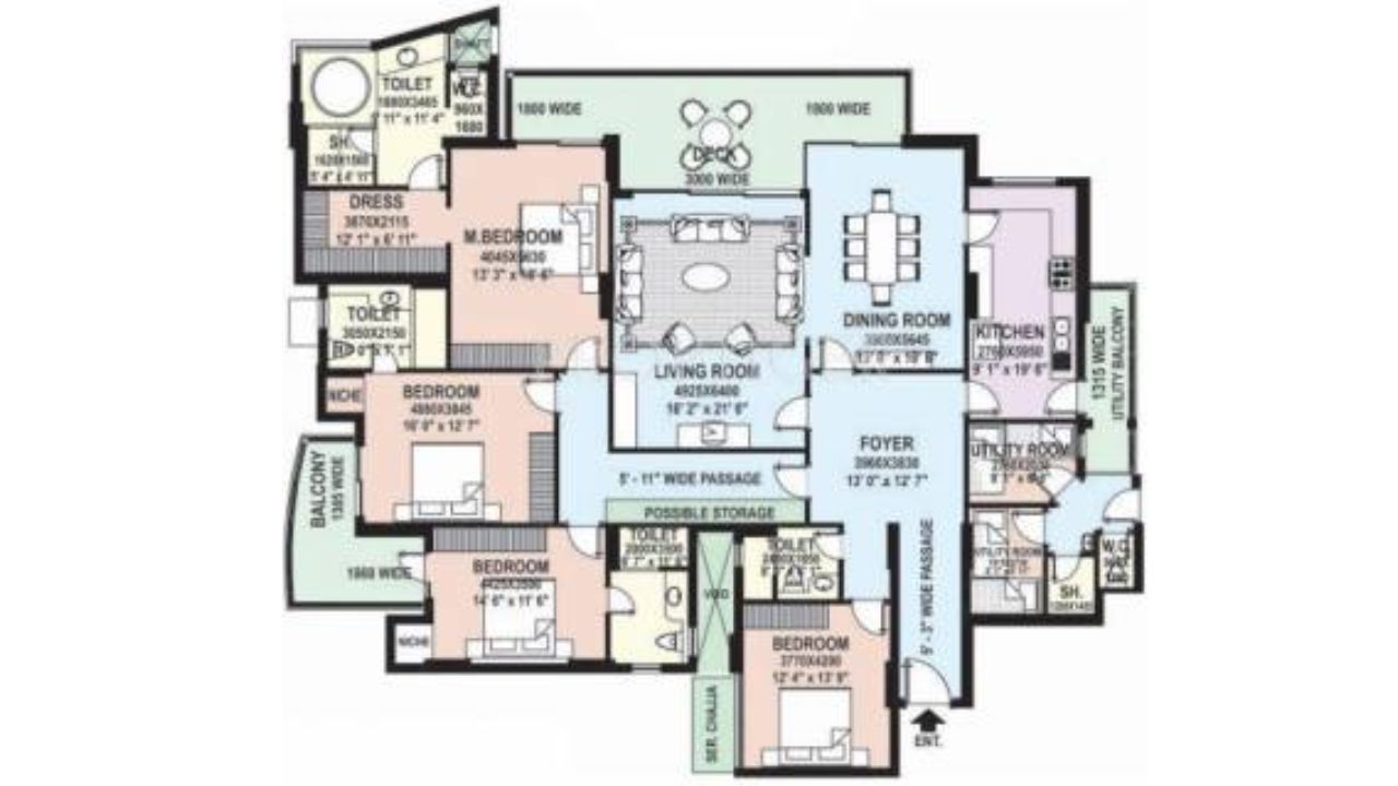DLF Regent House Floor Plan