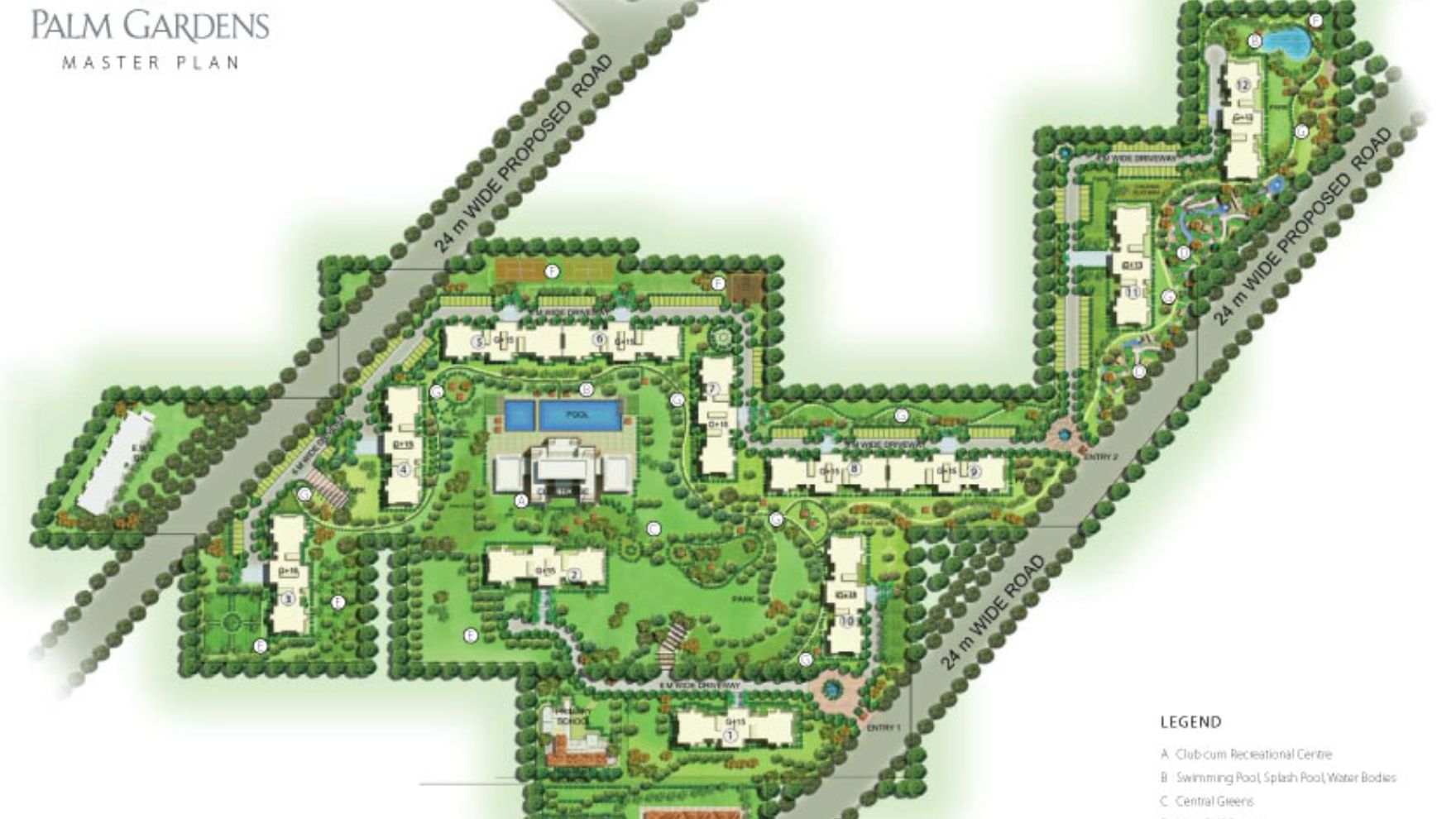 Emaar Palm Gardens Sector 83 Gurgaon Master Plan