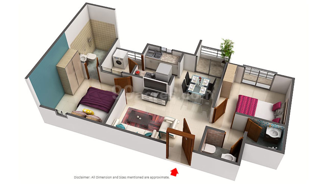 Mahima Shubh Nilay Ajmer Road Jaipur Floor Plan 3 BHK