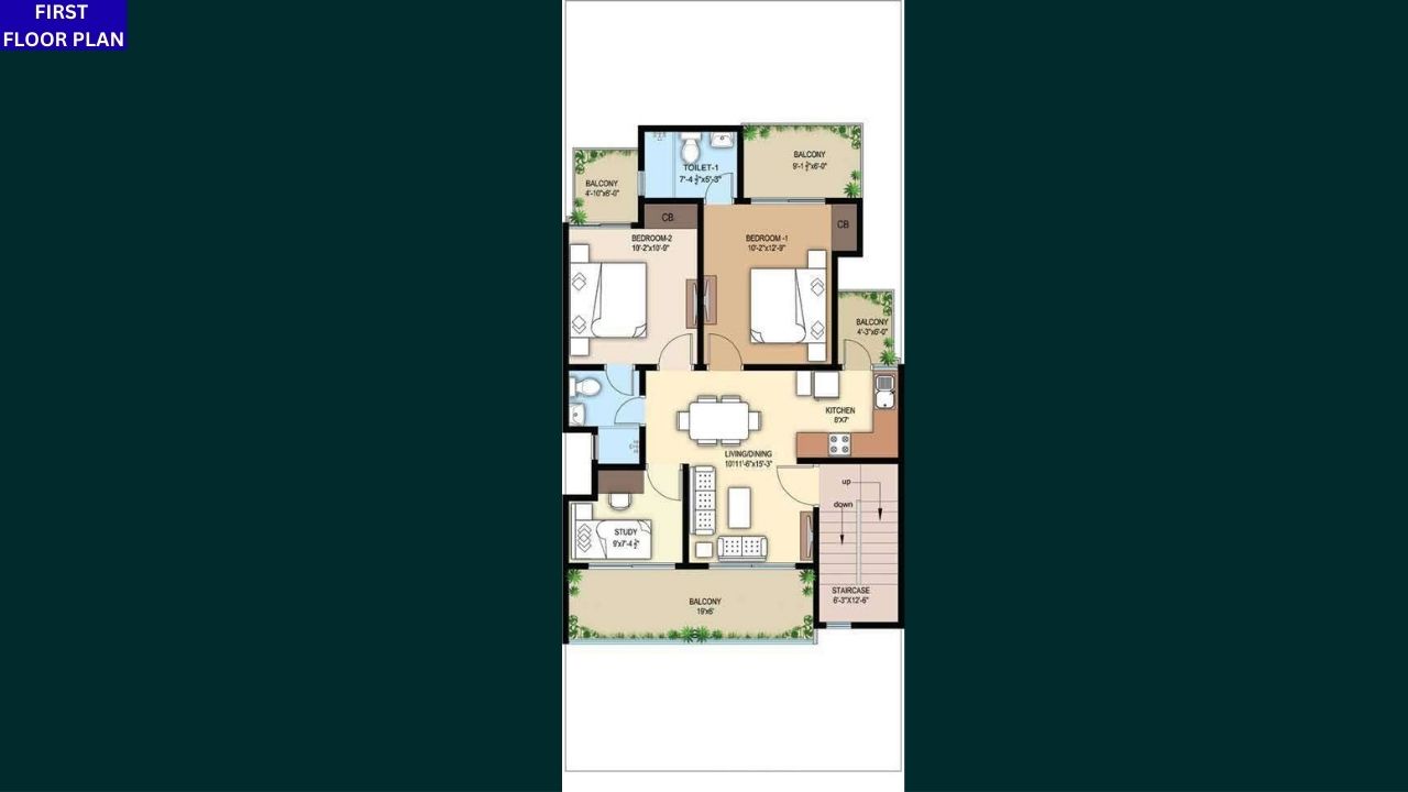Central Park Valley First Floor Plan