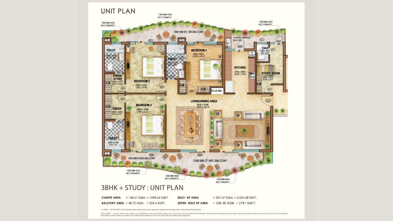 nbccaspiresiliconcity-3bhk