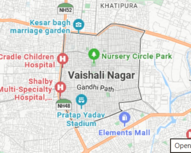 Samanvay The Autograph Vaishali Nagar Jaipur Location Map 