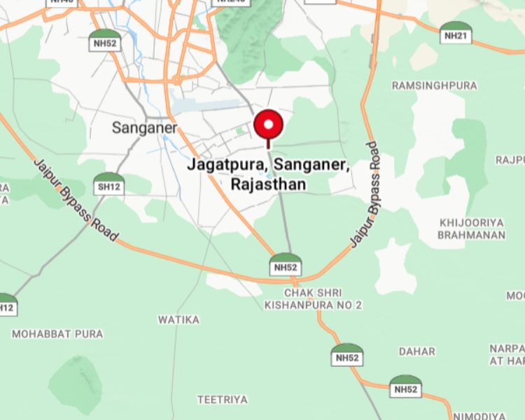 Shubhashish Marina Jagatpura Jaipur Location Map  