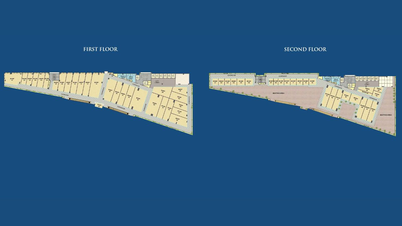 Dasnac Place 93 Noida First Floor and Second Floor Floor Plan
