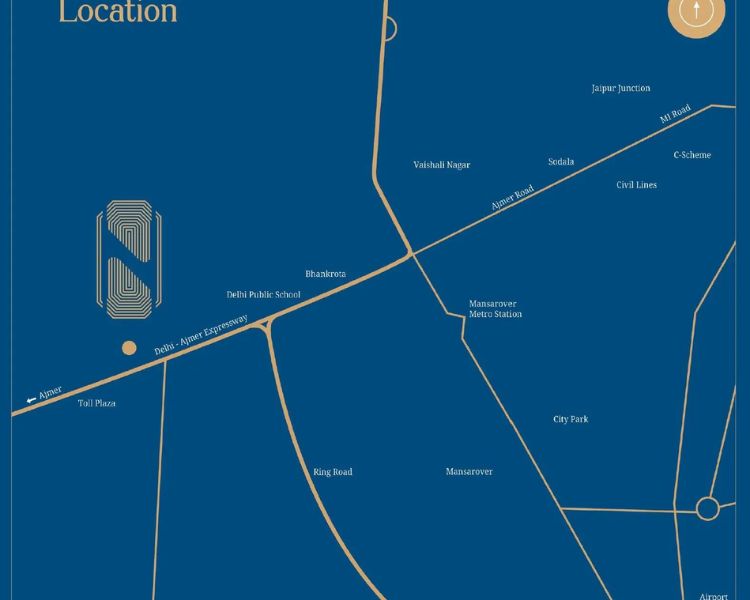 Nital Ajmer Road Jaipur Location Map