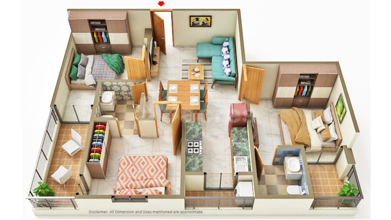 Livgyan Jagatpura Jaipur Floor Plan 3 BHK