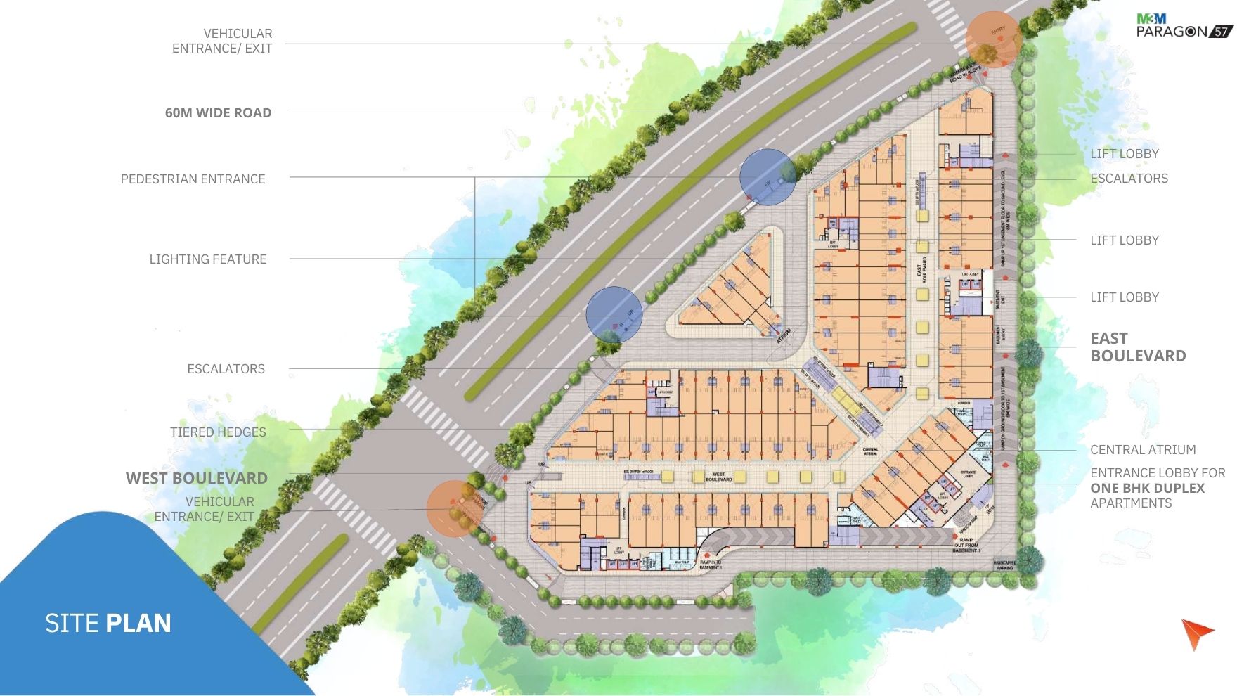 M3M Atrium 57 Master Plan