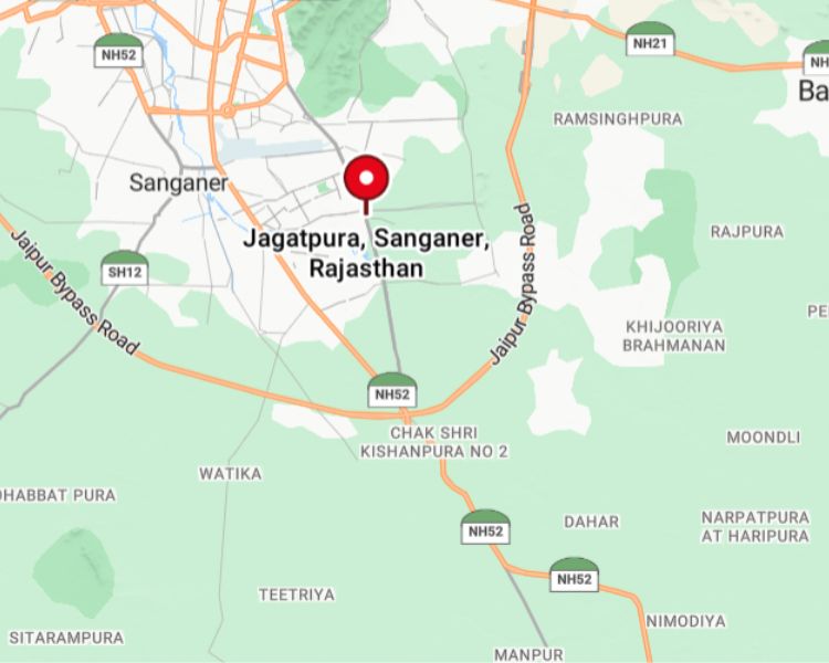 Livgyan Jagatpura Jaipur Location Map