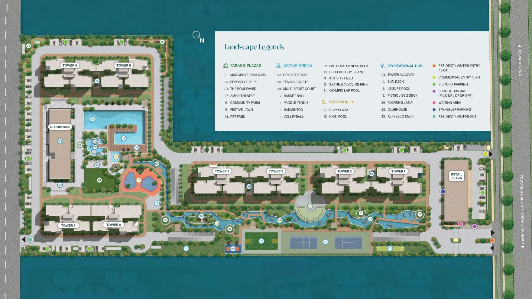 Sobha Rivana Sector 1 Greater Noida Master Plan 
