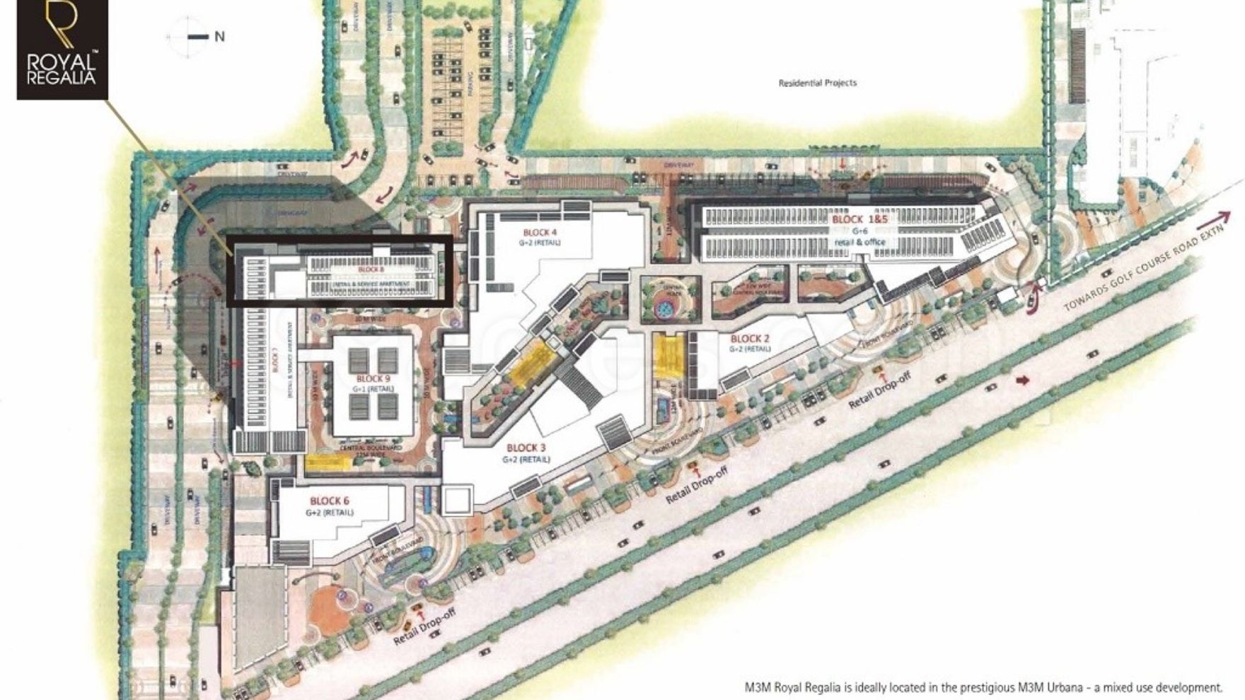 M3M Royal Regalia Gurgaon Master Plan