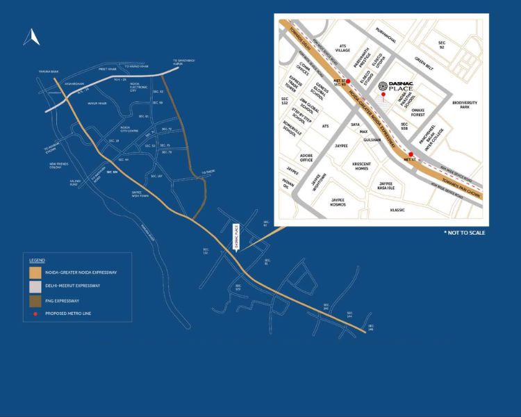 Dasnac Place 93 Location Map