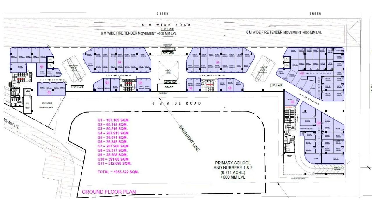 Signature Global Signum 37D Ground Floor Plan