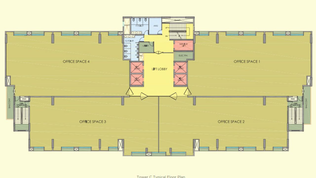 ATS Bouquet Floor Plan Office Space Type 1