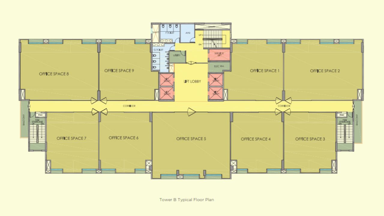 ATS Bouquet Floor Plan Office Space Type 2