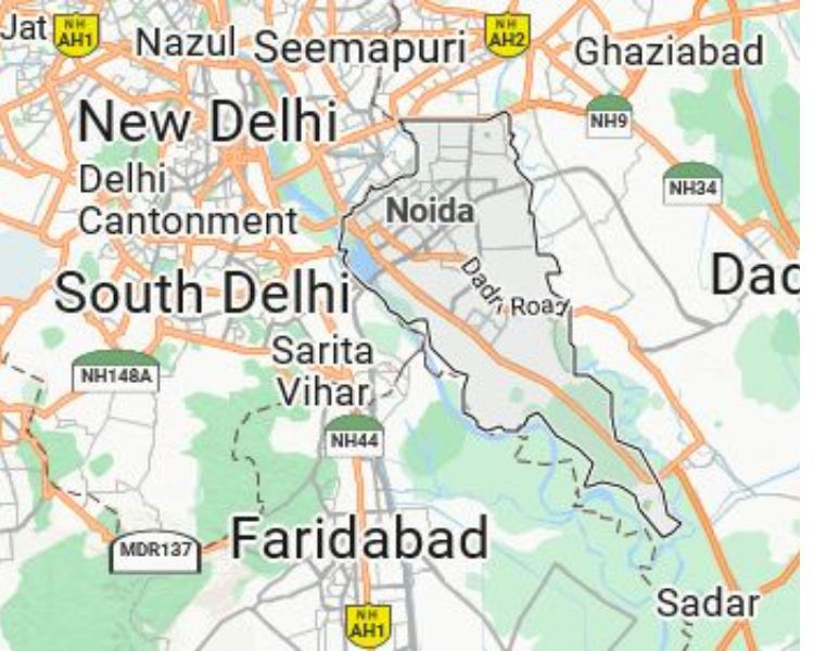 Clove County Sector 151 Noida Location Map
