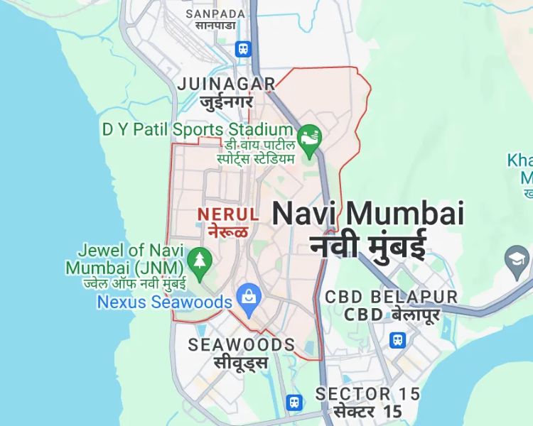 Aura Vertex Nerul Navi Mumbai Location Map