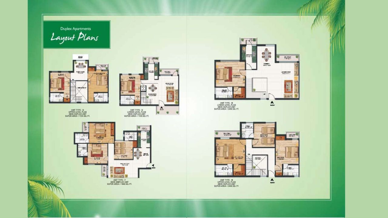 Paras Tierea Sector 137 Noida Type A Floor Plan