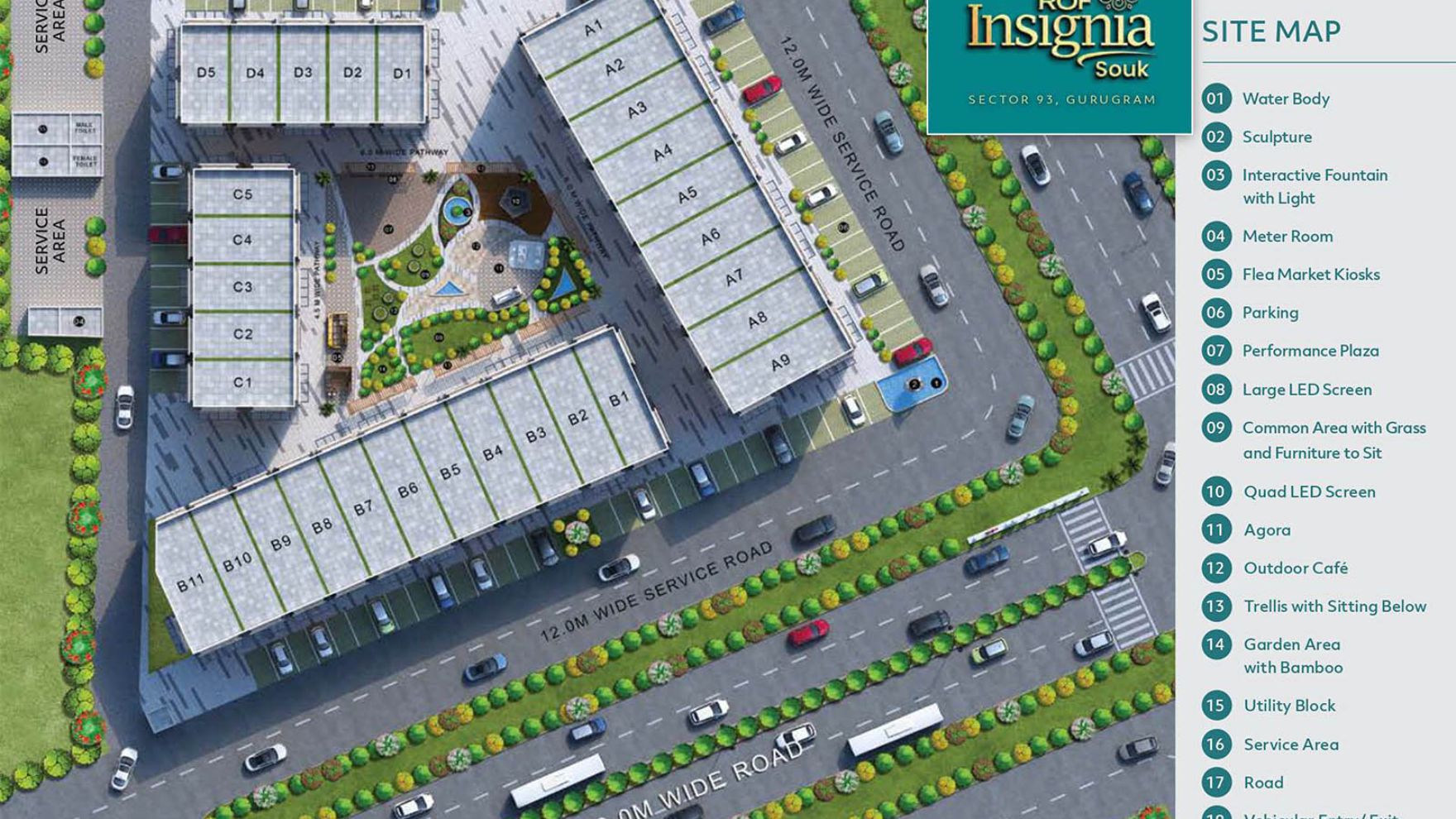 ROF Insignia Souk Gurgaon Master Plan