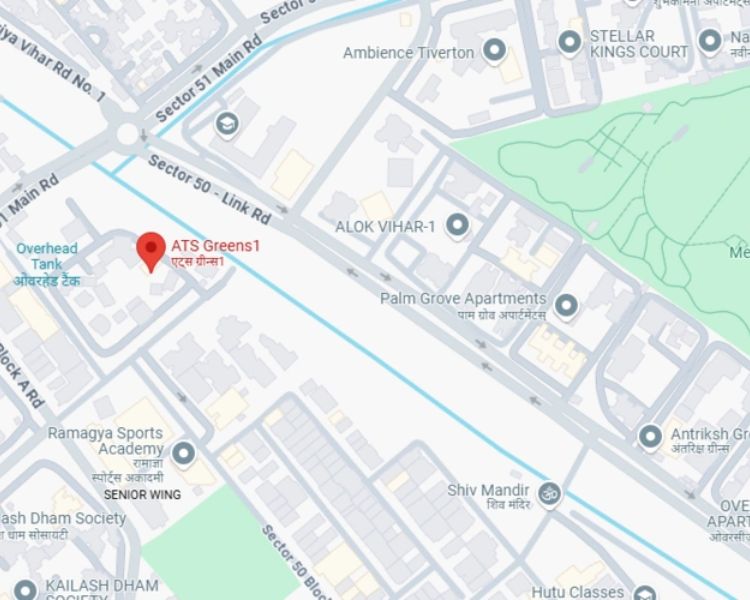 ATS Greens I Sector 50 Noida Location Map