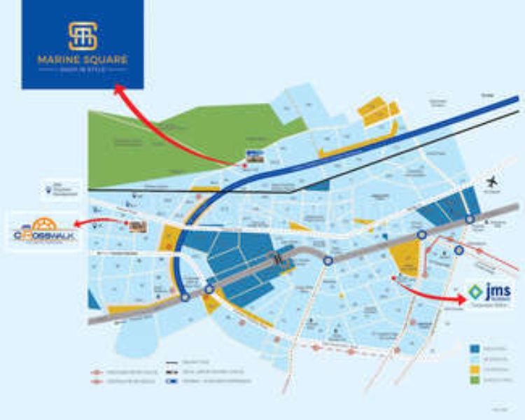 JMS Marine Square Sector 102 Gurgaon Location Map