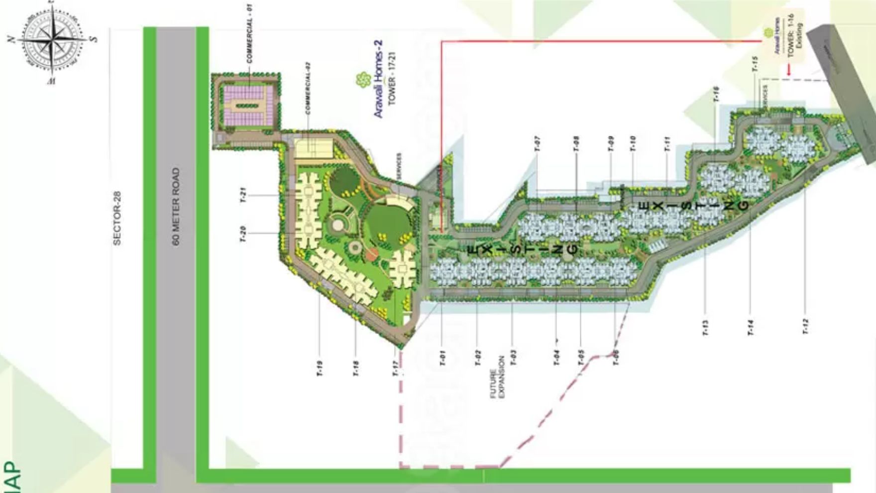 GLS Arawali Homes Sohna Gurgaon Master Plan 