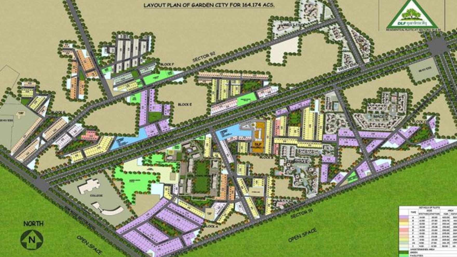 DLF Garden City Floors Master Plan