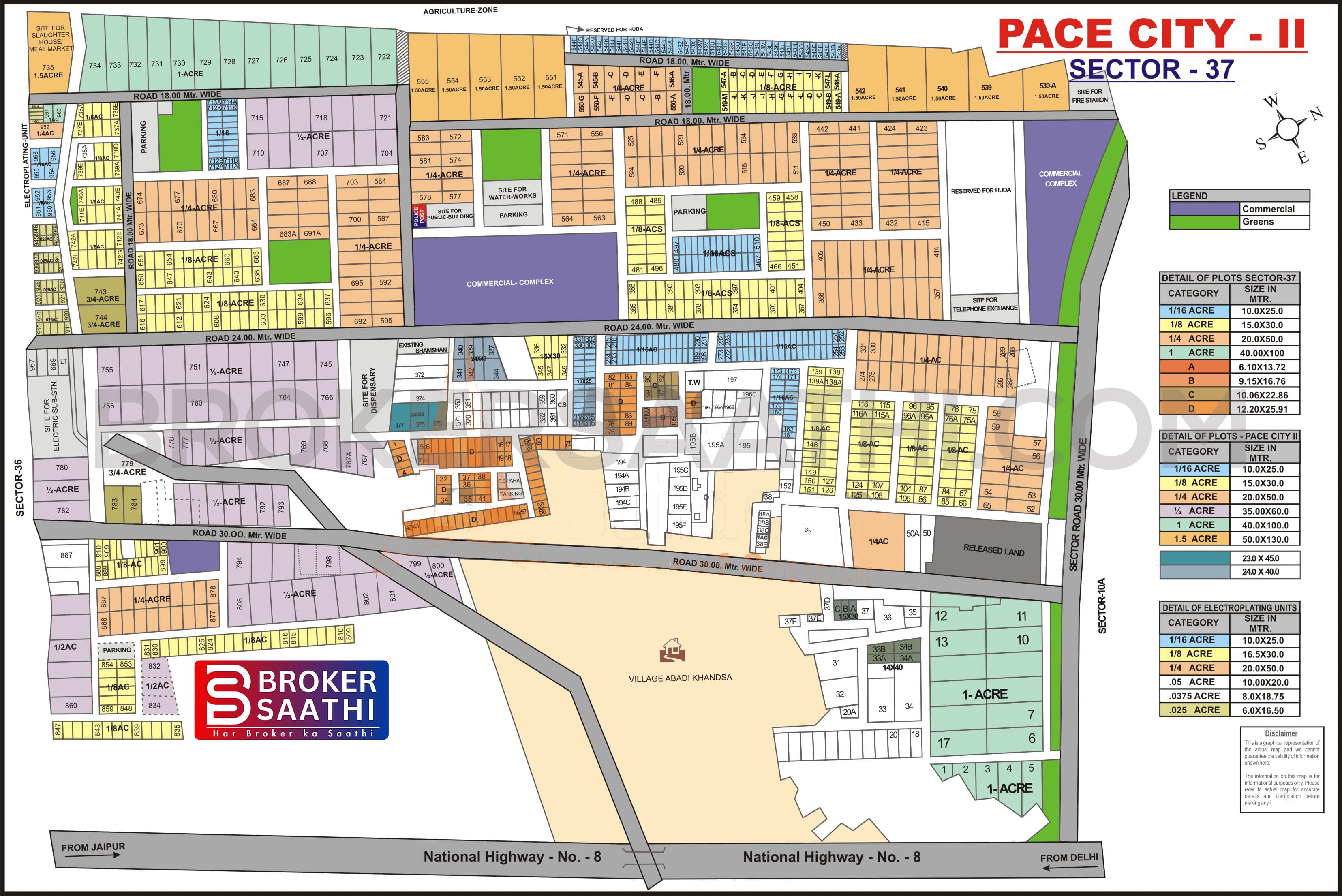 Gurgaon - Pace City - 2 Map