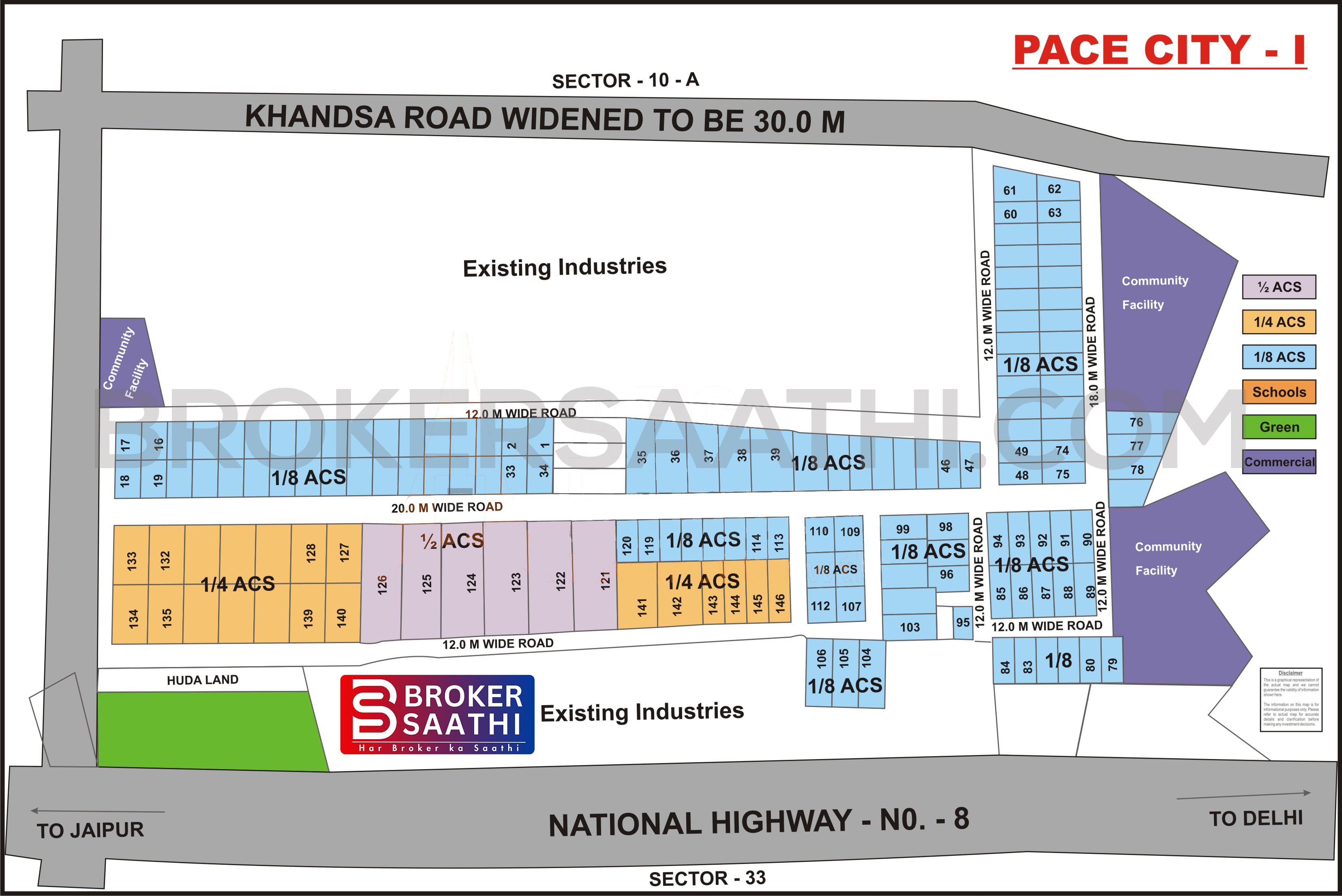 Gurgaon - Pace City - 1 Map