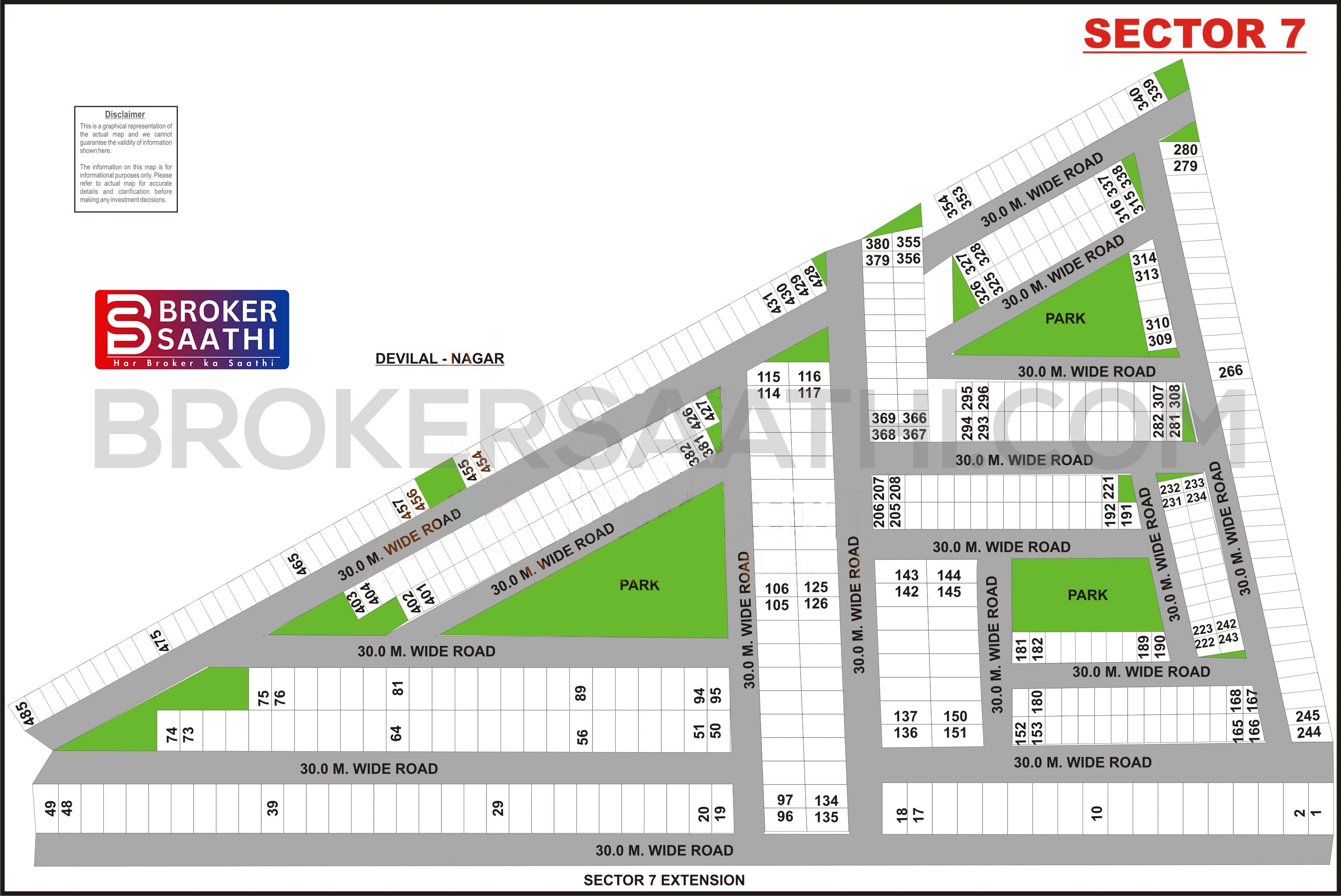 Gurgaon - Sector 7 Map