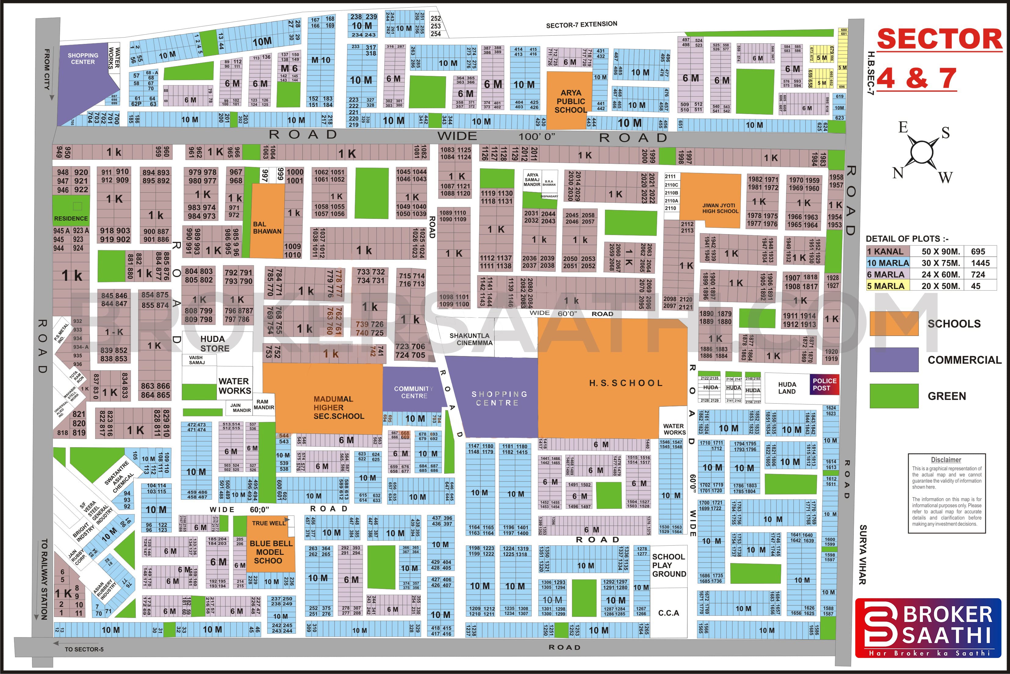 Gurgaon - Sector 4 Map