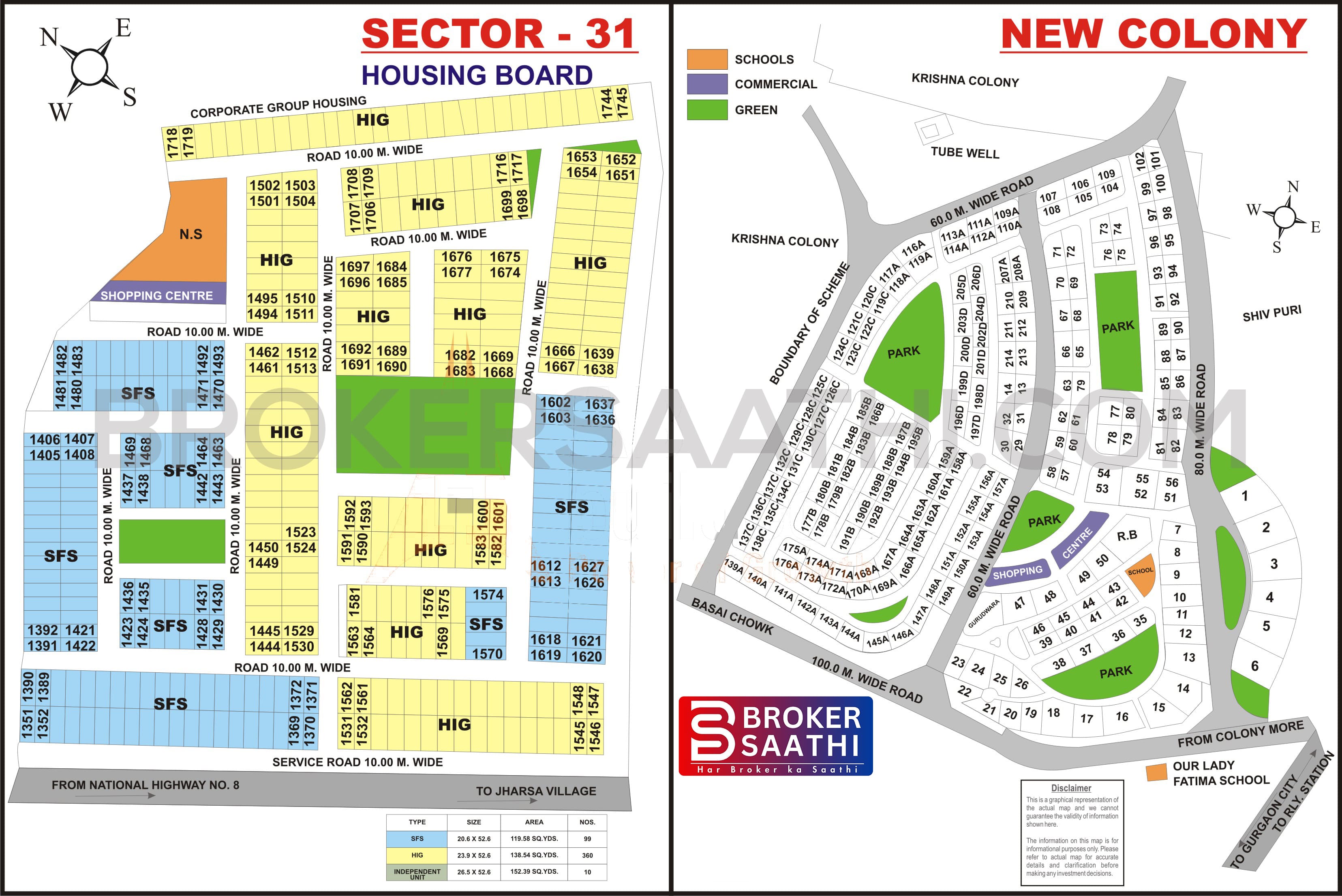 Gurgaon - Sector 31 Map